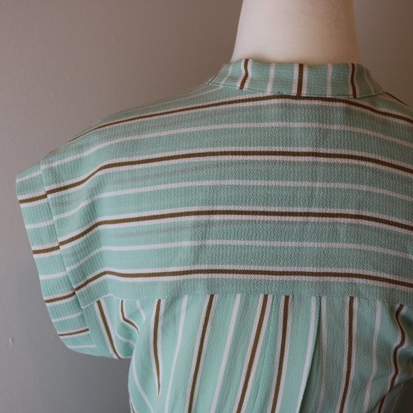 Beautiful Blue Striped Dress - Picture 10 of 12